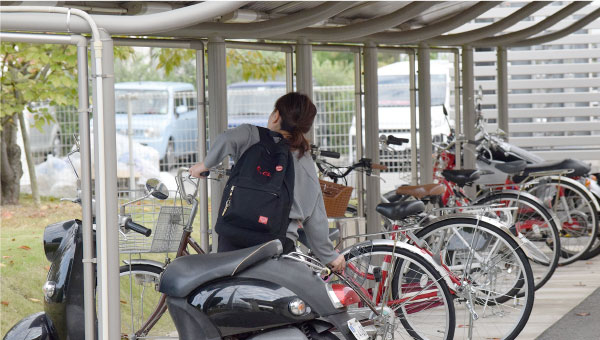 おはようございます。健康のため毎日自転車で出勤しています！